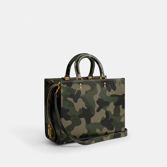 Coach Rogue Bag With Camo Print Purses - Picture 9 of 10